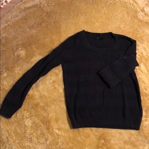 Navy crew neck sweater